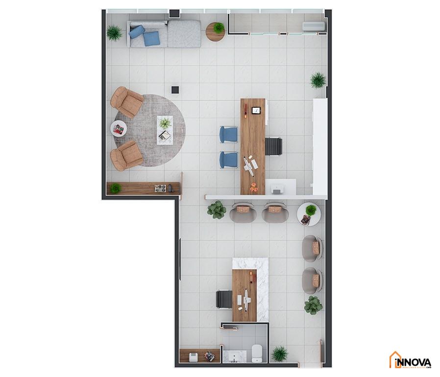Sala Comercial para venda - Rebouças - Foto 8