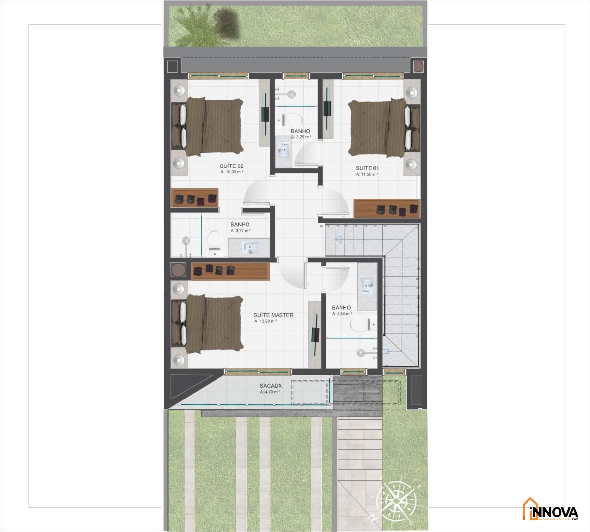 Casa em Condomínio para venda - Santa Cândida - Foto 4