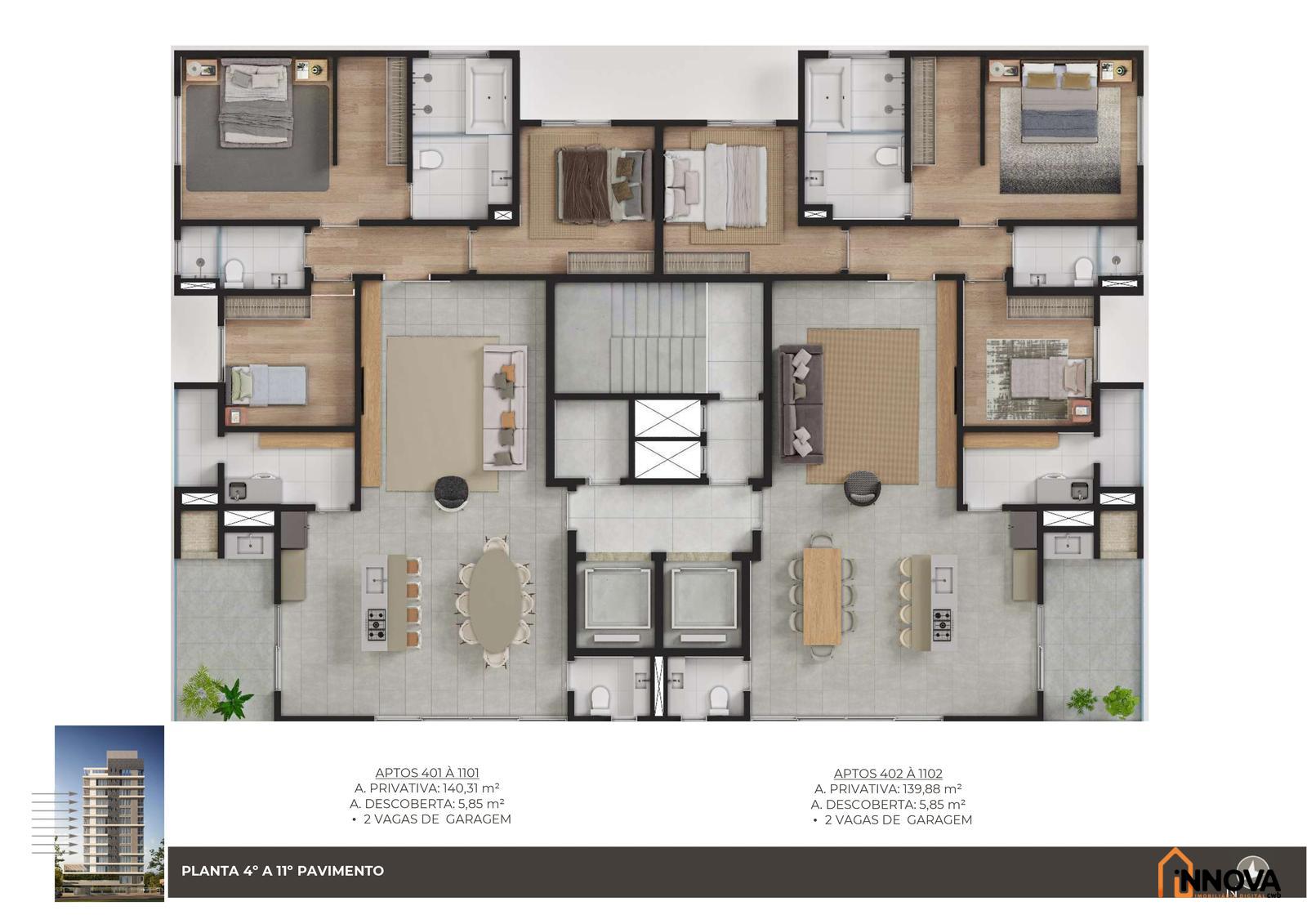 Apartamento para Venda -  São Domingos/ São José dos Pinhais - Foto 3