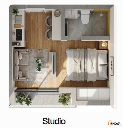 Studio para venda - Água Verde - Foto 3